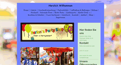 Desktop Screenshot of marions-partyshop.de