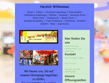 Tablet Screenshot of marions-partyshop.de